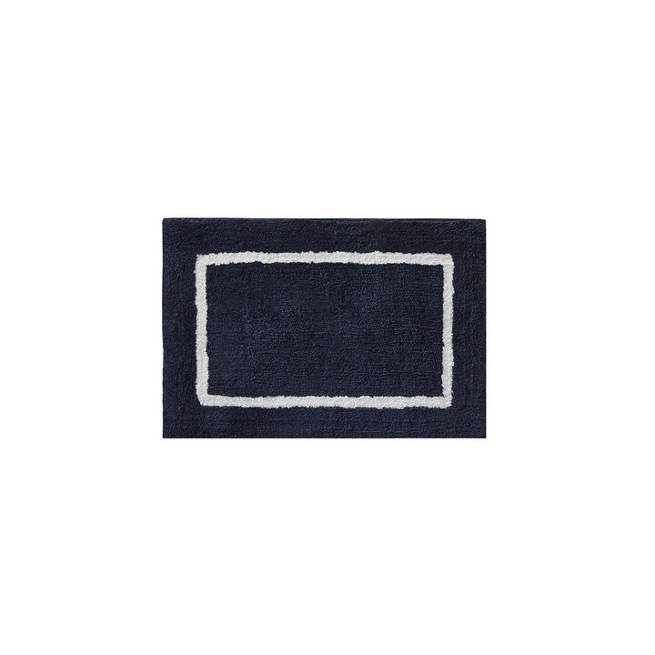 Gracie Mills Deanne Geometric Reversible Tufted Microfiber Bath Rug - 24x60"