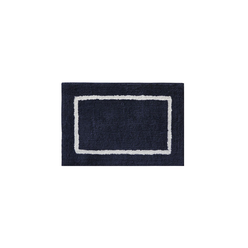 Gracie Mills Deanne Geometric Reversible Tufted Microfiber Bath Rug - 24x60"