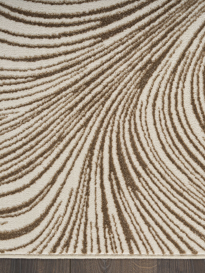 Central Park West CEP02 Beige/Brown 9' x 12' Rug