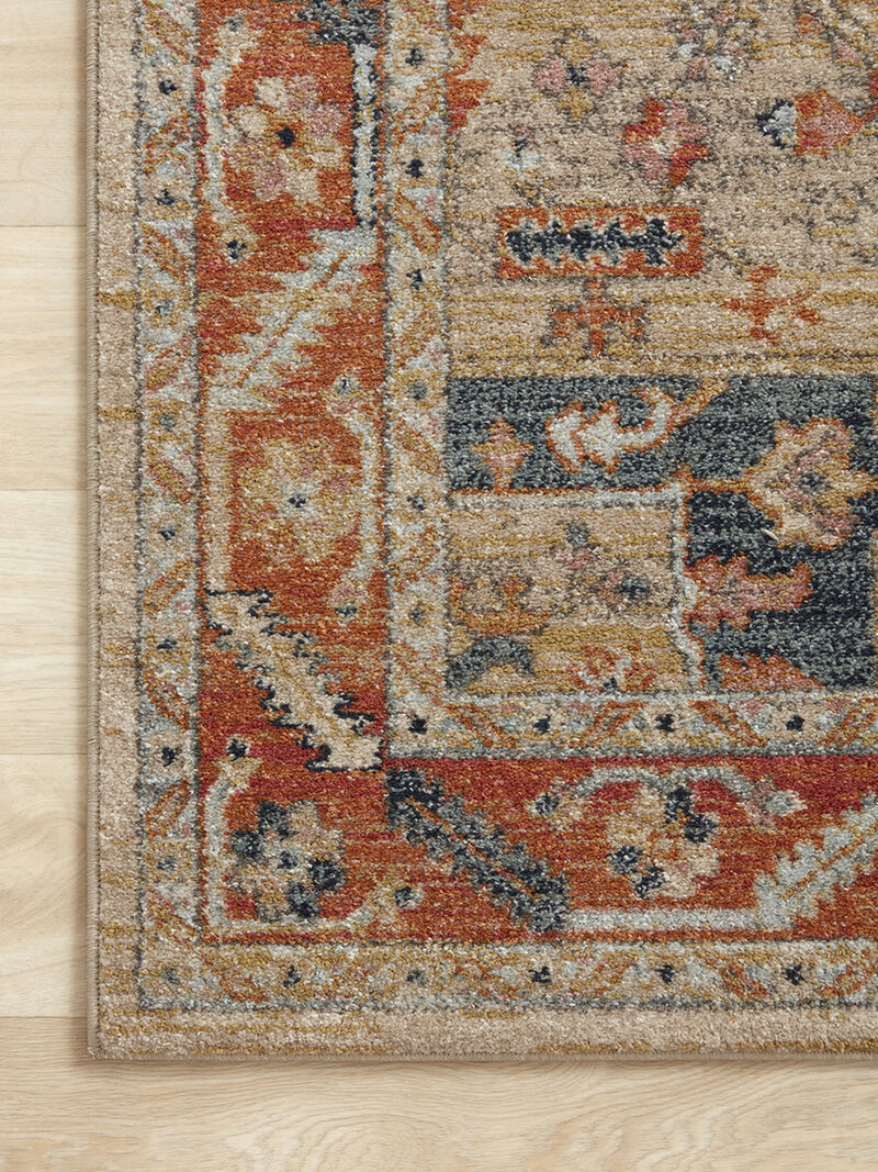Jocelyn JOC01 Sand/Multi 7'10" x 10' Rug