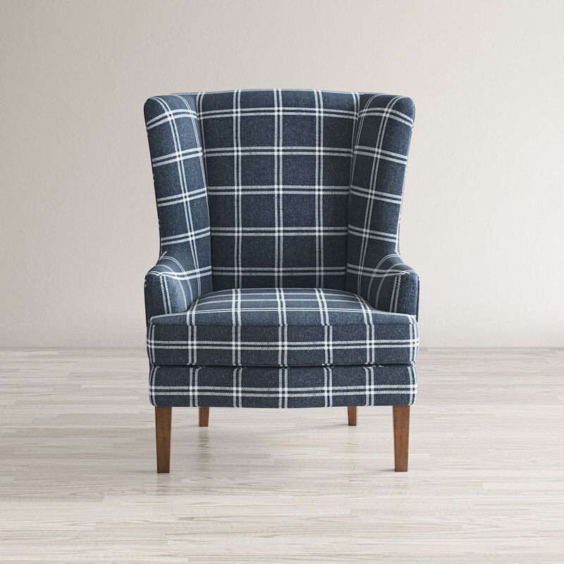 Jofran Lacroix Traditional Upholstered Wingback Accent Chair