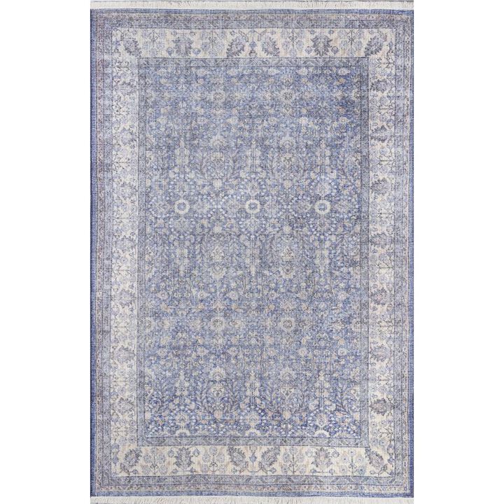 Momeni Traditional Rectangle Area Rug, Blue, 8' X 10'