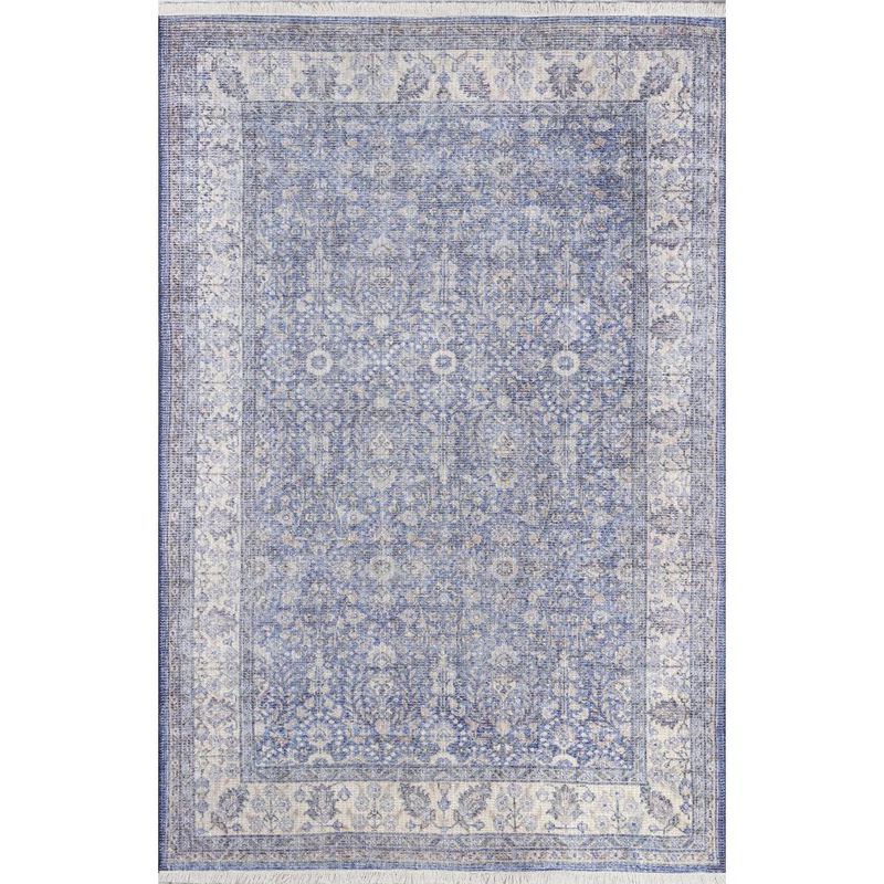 Momeni Traditional Rectangle Area Rug, Blue, 8' X 10'