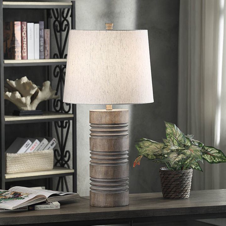 Ribbed Roanoke Table Lamp