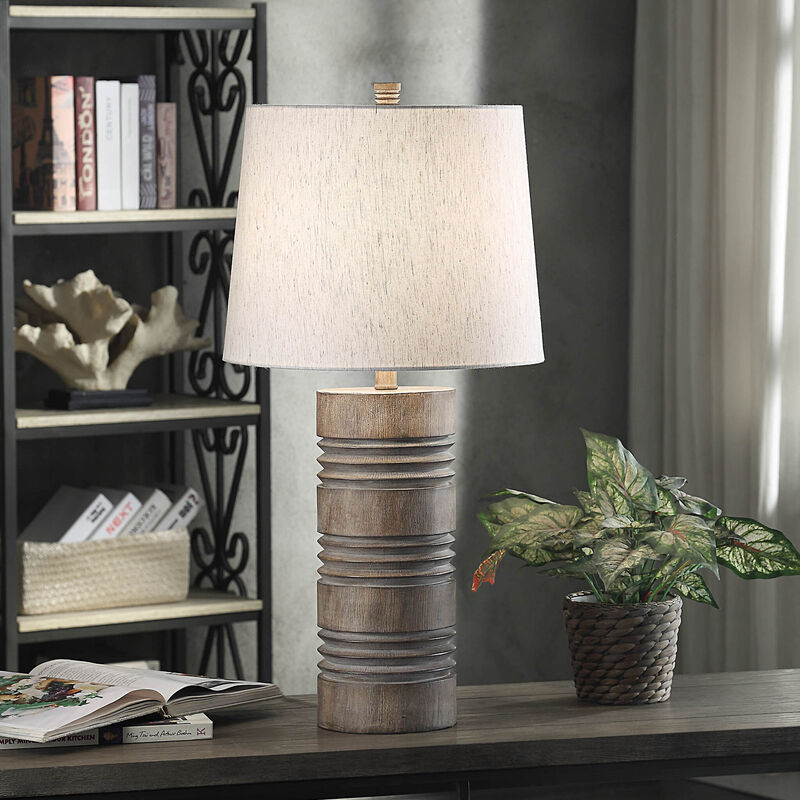 Ribbed Roanoke Table Lamp