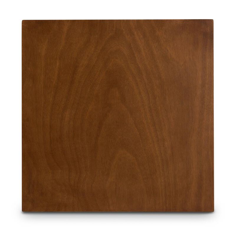 Baxton Studio Walnut Brown Finished Wood Counter Height Pub Table