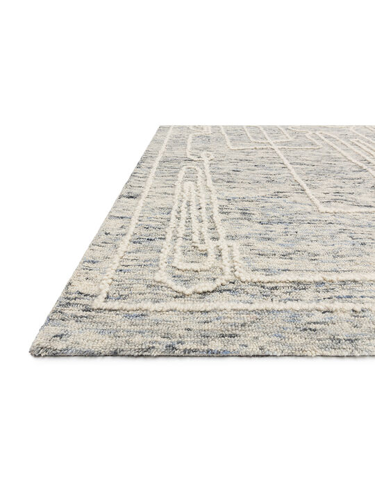 Leela LEE01 Sky/White 3'6" x 5'6" Rug by Justina Blakeney