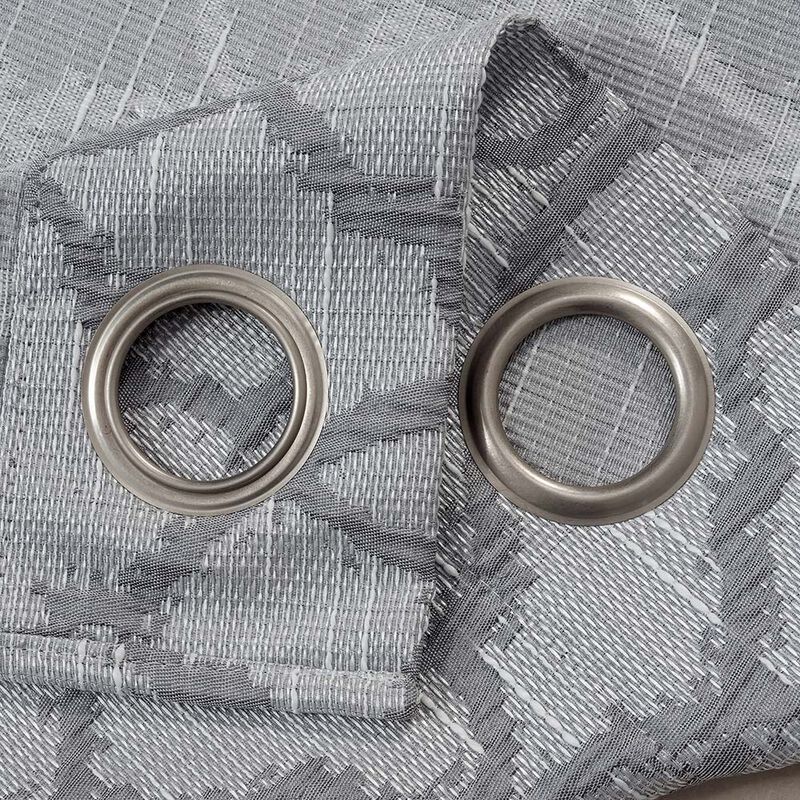 RT Designers Collection Brookfield Jacquard High Quality Light Filtering Grommet Curtain Panel