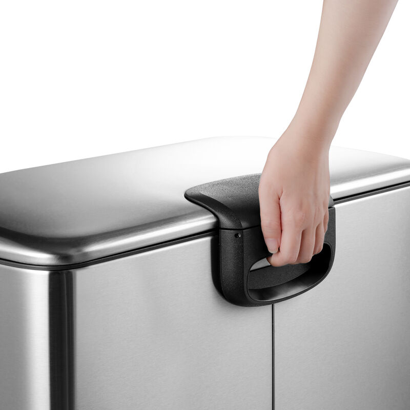 18L+18L Pedal Classified Trash Can