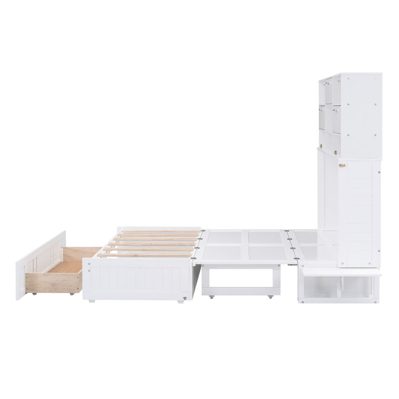 Merax Murphy Bed with Storage