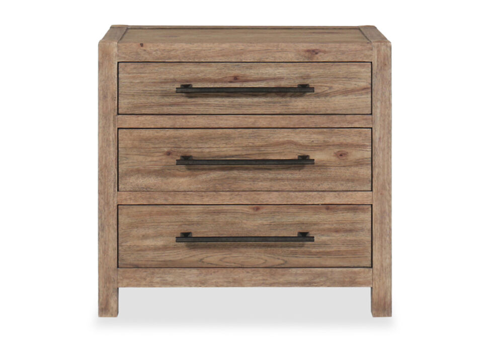 Vineyard Row 3-Drawer Nightstand