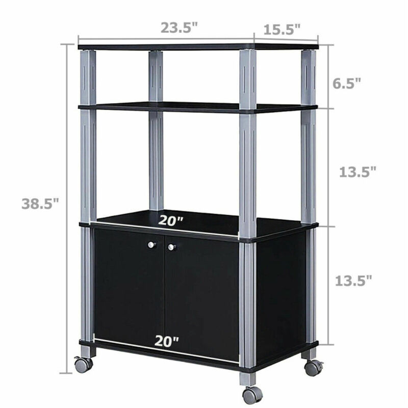 Multi-Functional Kitchen Storage Rack for Pantry, Microwave & Essentials