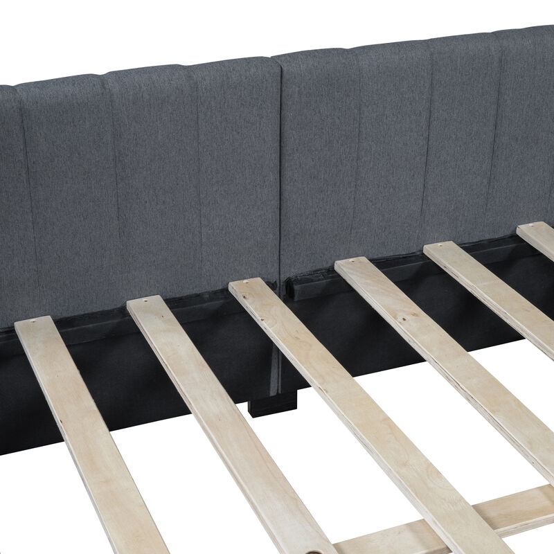 Merax Upholstered Daybed with 2 Storage Drawers
