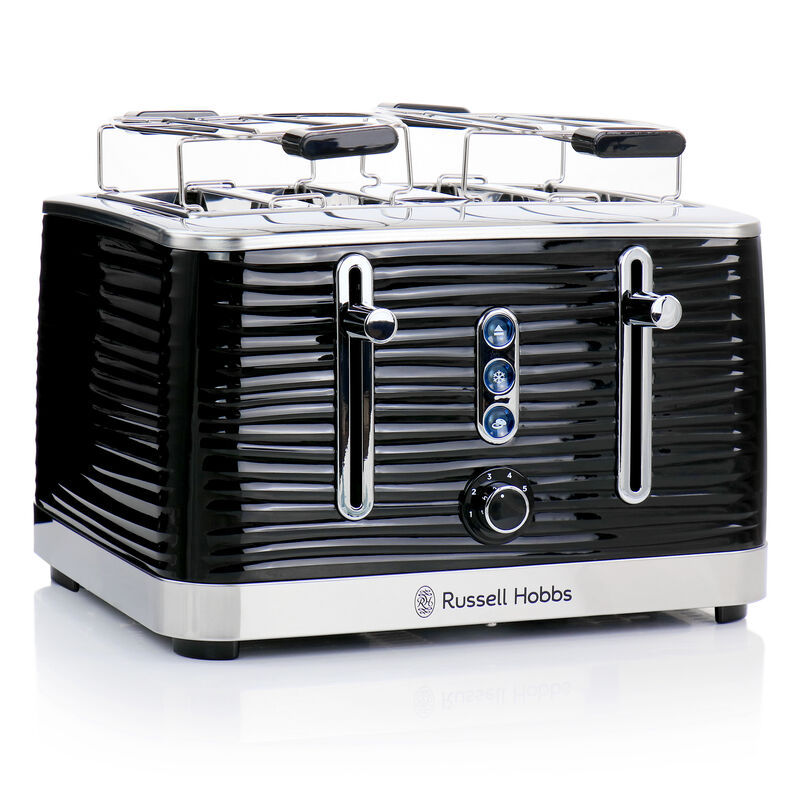 Russell Hobbs Retro Style 4 Slice Toaster in Black