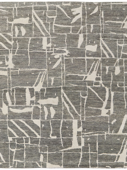Sutton T6003 Pewter/Green 9'6" x 13'6" Rug By Thom Filcia