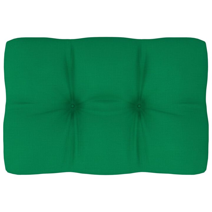 vidaXL Pallet Sofa Cushion Green 23.6"x15.7"x4.7"