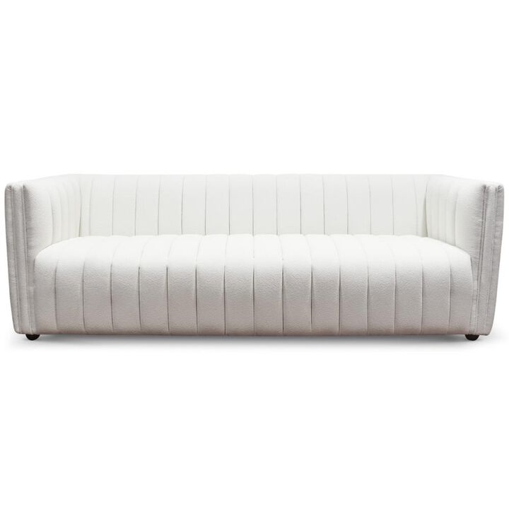 Ashcroft Furniture Co April Mid Century Modern Luxury Tight Back Couch