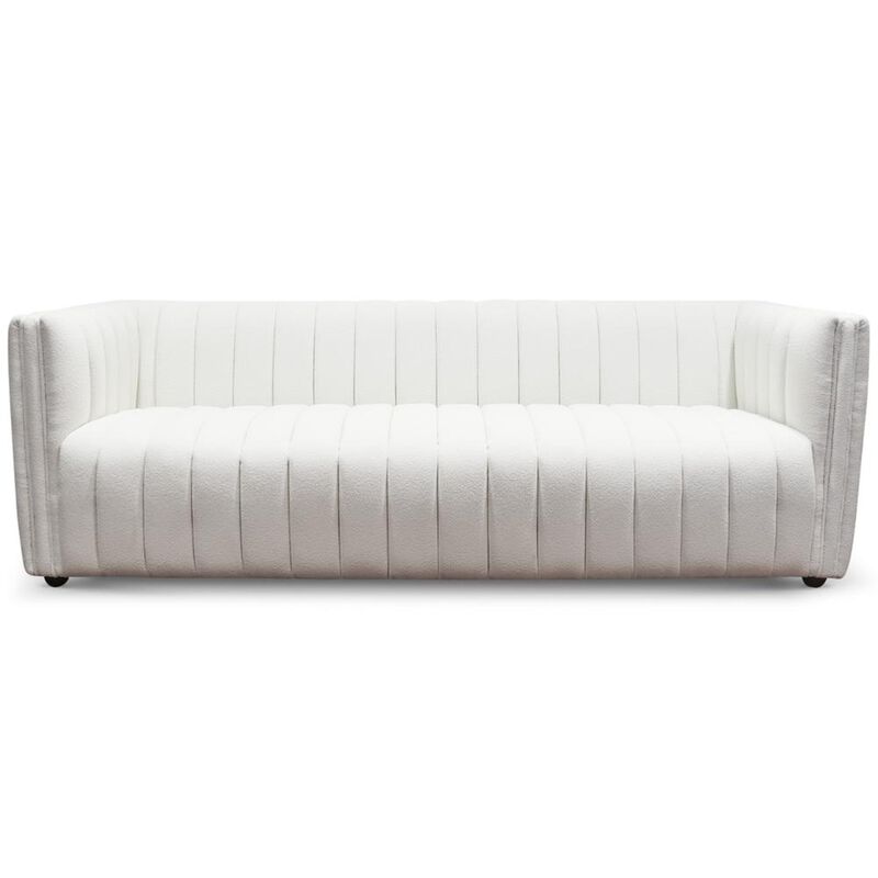 Ashcroft Furniture Co April Mid Century Modern Luxury Tight Back Couch