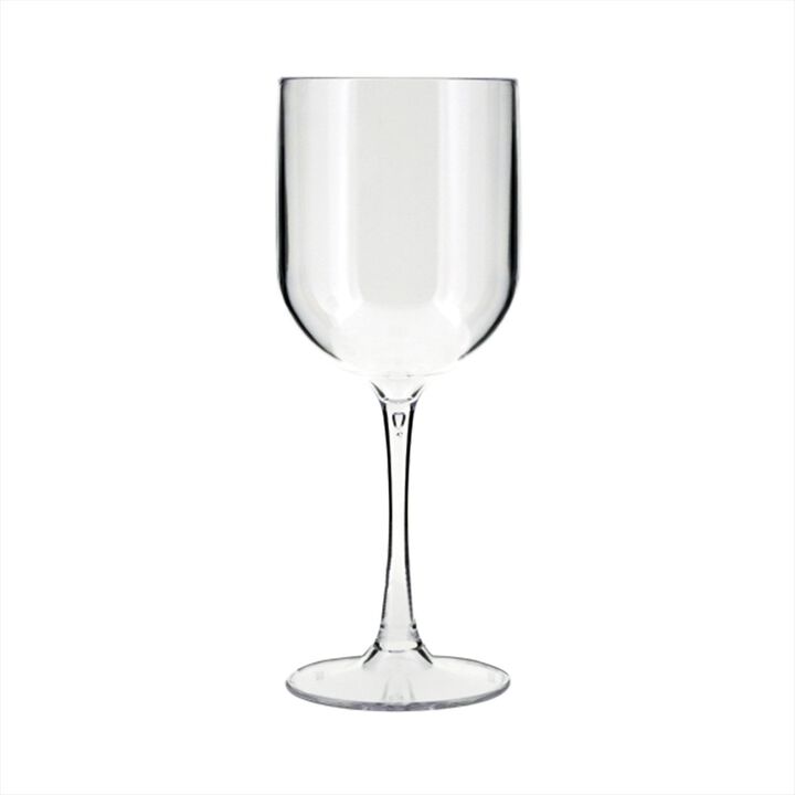 Polycarbonate Drinkware dia.3.25" h:8.75" 16 oz. Round Clear Polycarbonate Cocktail/Wine (Set of 12)