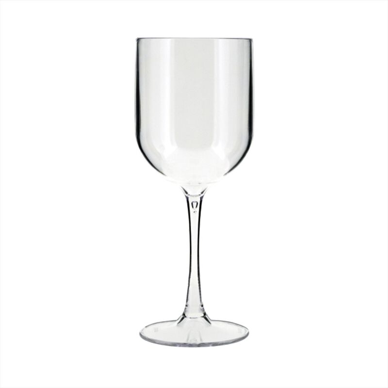 Polycarbonate Drinkware dia.3.25" h:8.75" 16 oz. Round Clear Polycarbonate Cocktail/Wine (Set of 12)