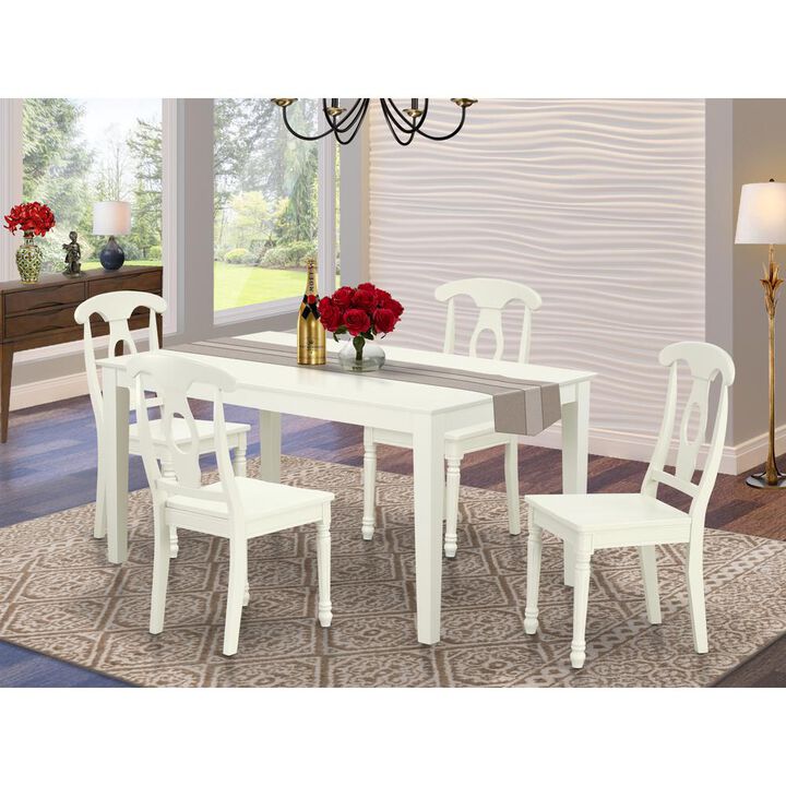 Dining Room Set Linen White
