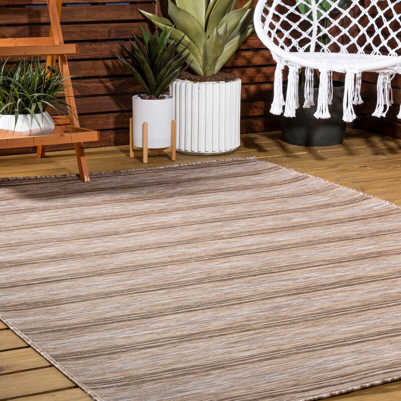 Bo Modern Farmhouse Wide Stripe Area Rug