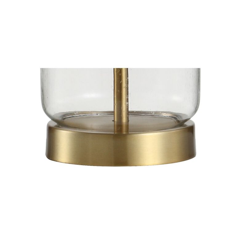 Duncan Glass/Metal LED Table Lamp
