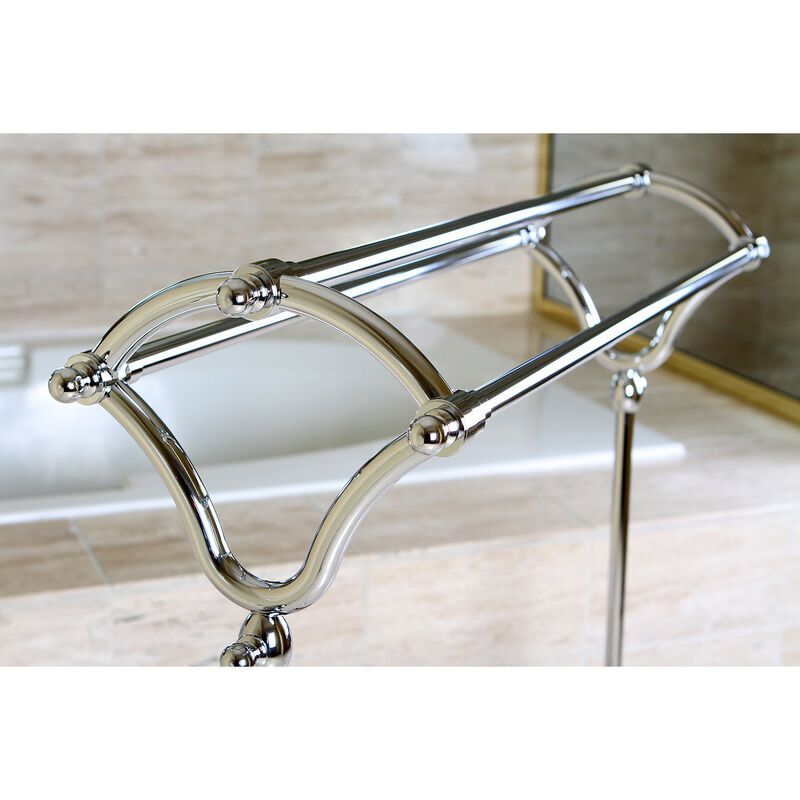 Kingston BrassKingston Brass SCC2281 Pedestal Y-Type Towel-Rack, Polished Chrome