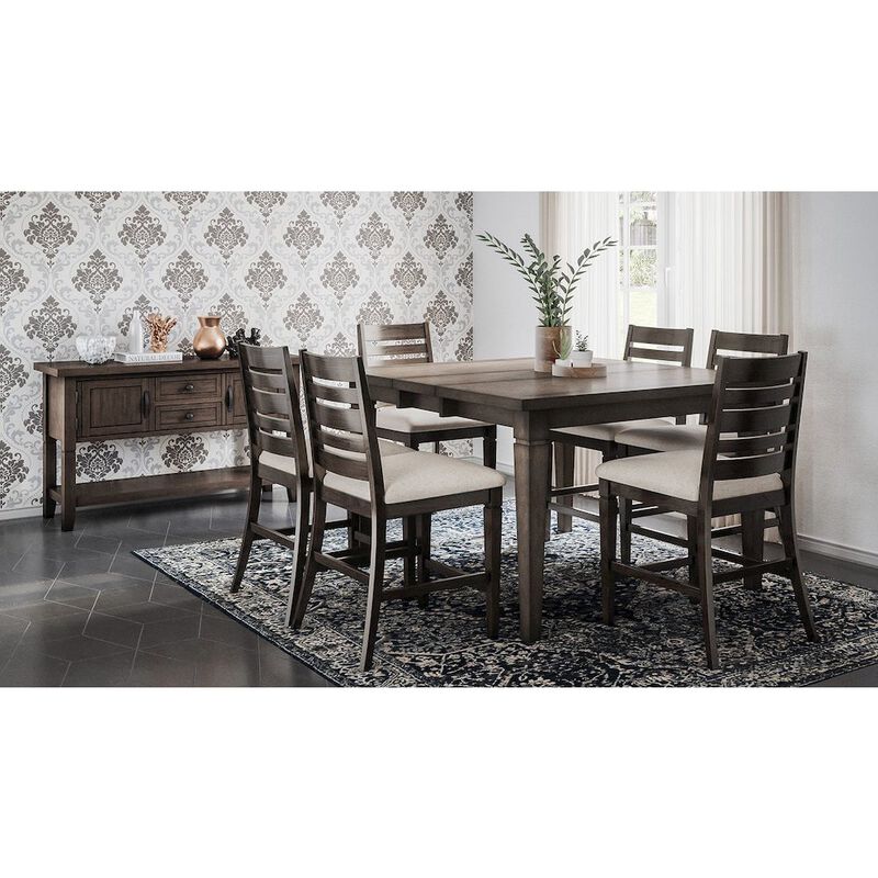 Jofran Lincoln Square Contemporary Upholstered Ladderback Chair (Set of 2)
