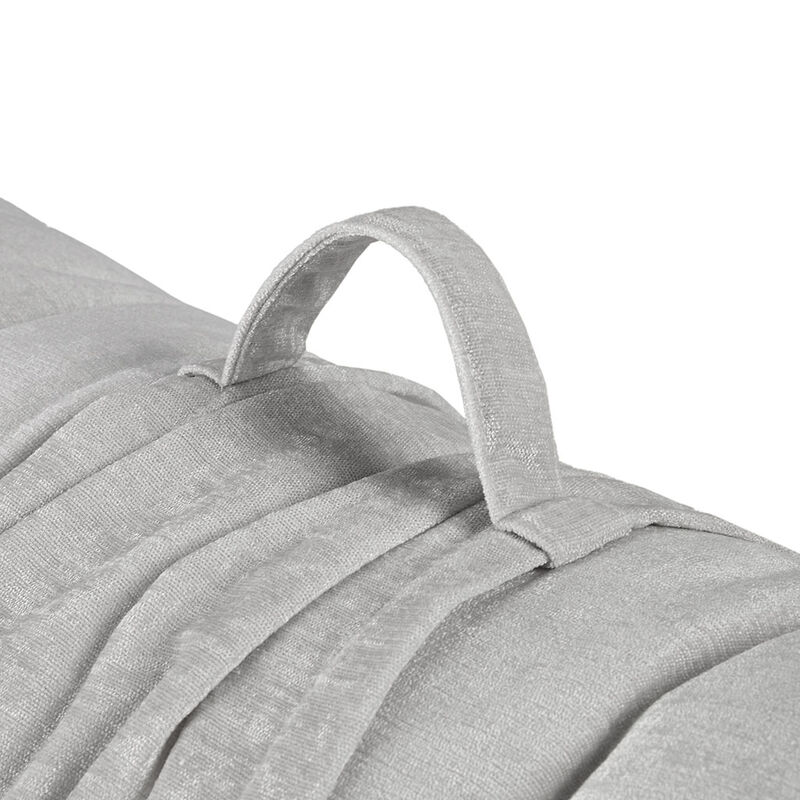 Gracie Mills Lucien Chenille Lightweight Long Lounger Floor Pillow Cushion