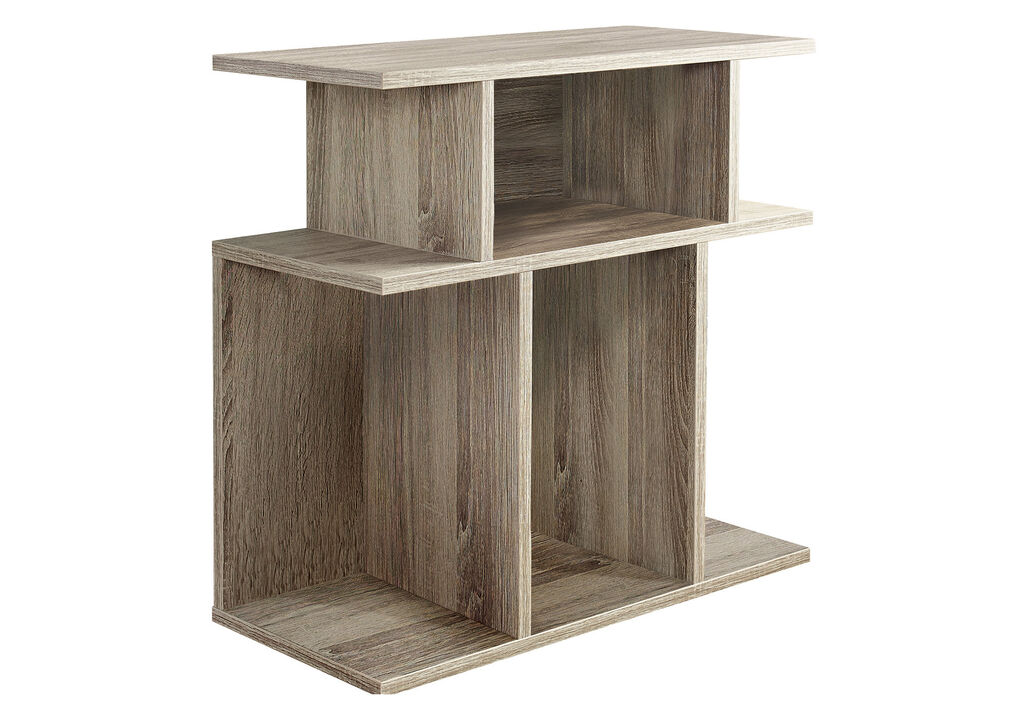 Monarch Specialties I 2476 Accent Table, Side, End, Nightstand, Lamp, Living Room, Bedroom, Laminate, Brown, Contemporary, Modern