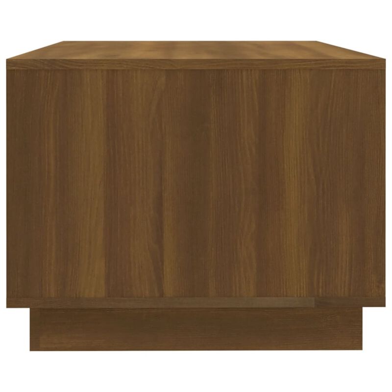 vidaXL Coffee Table Brown Oak 40.2"x21.7"x21.7" Chipboard