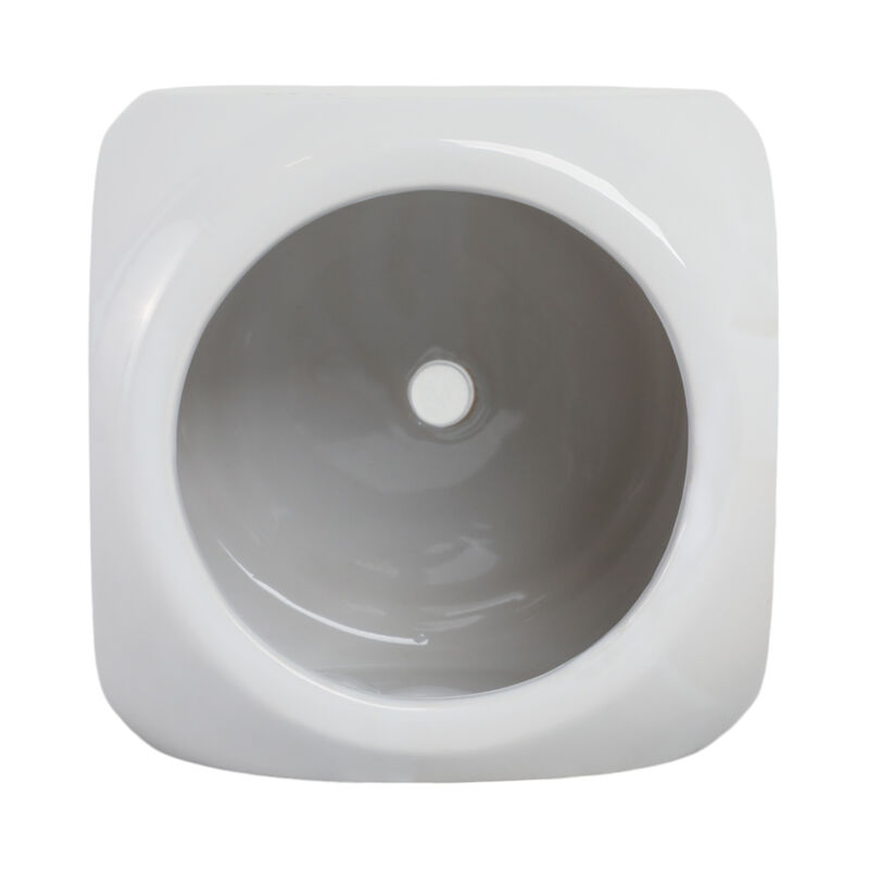 6" Dice Planter, White/red