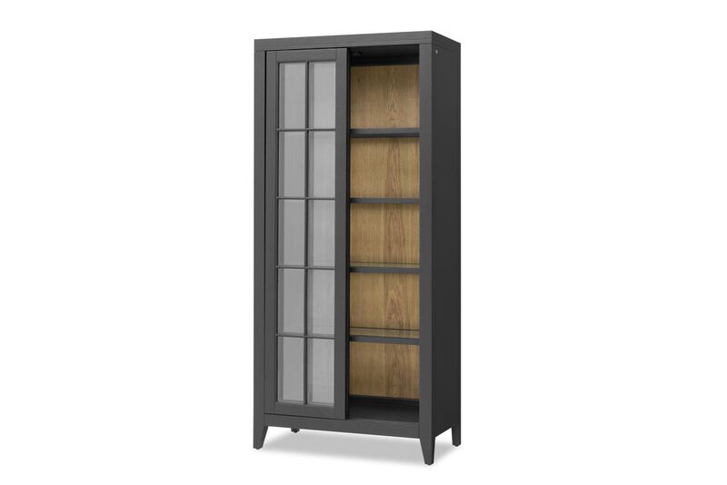 Today's Traditions Sliding Door Display Cabinet