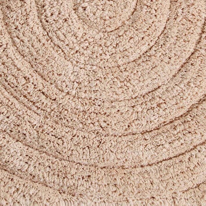 Knightsbridge Echo 220 GSF Non Skid Back Bath Rug 17" x 24" - Natural