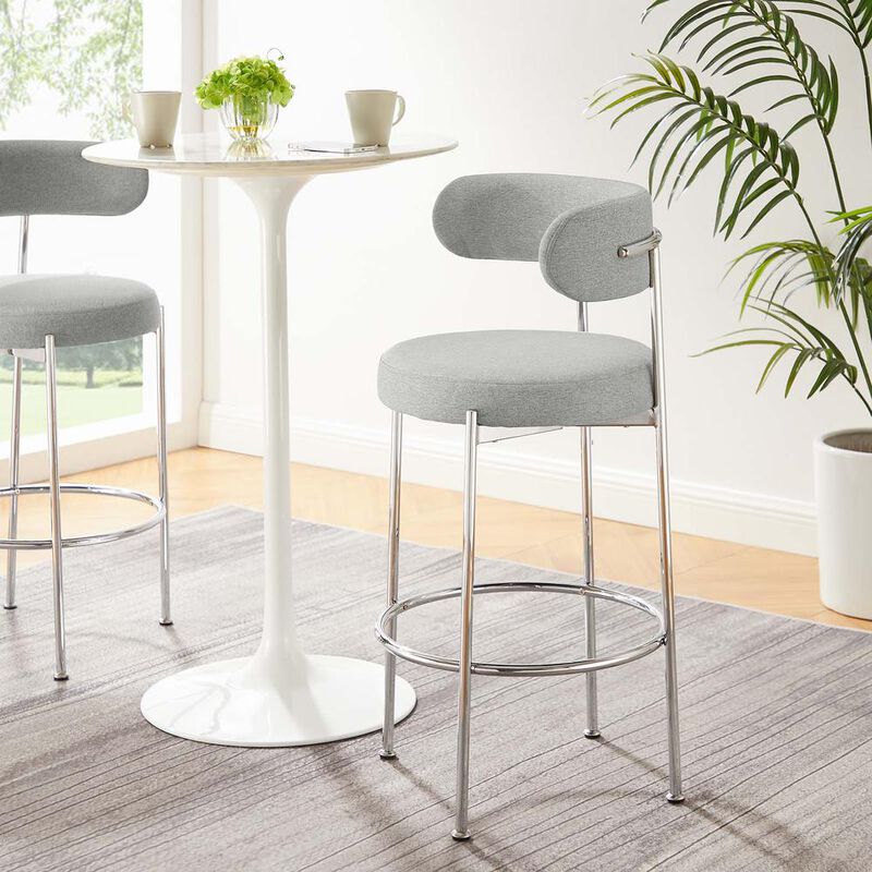 Modway Albie Fabric Bar Stools - Set of 2