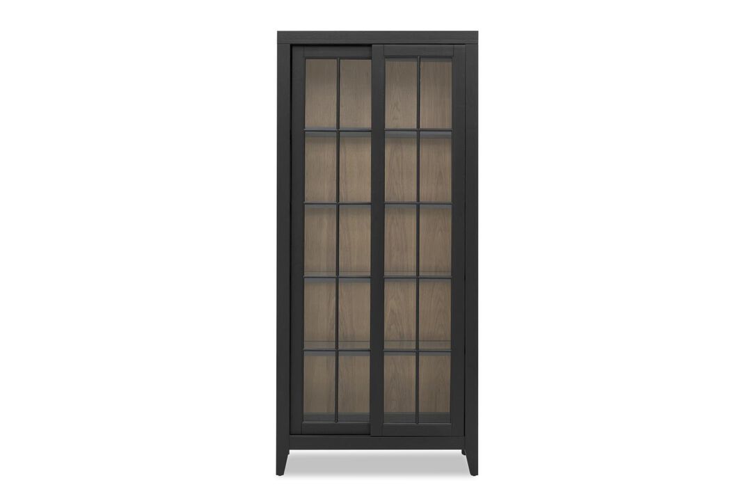 Today's Traditions Sliding Door Display Cabinet