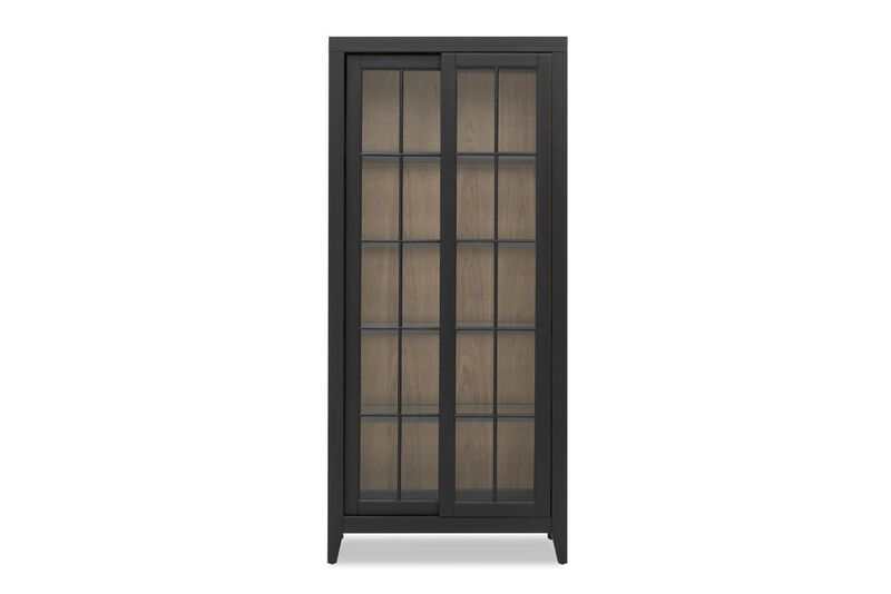 Today's Traditions Sliding Door Display Cabinet