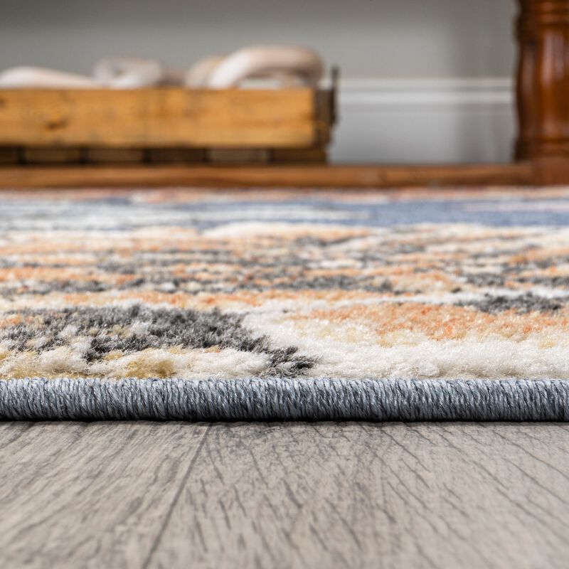 Giglio Modern Botanical Flower Area Rug