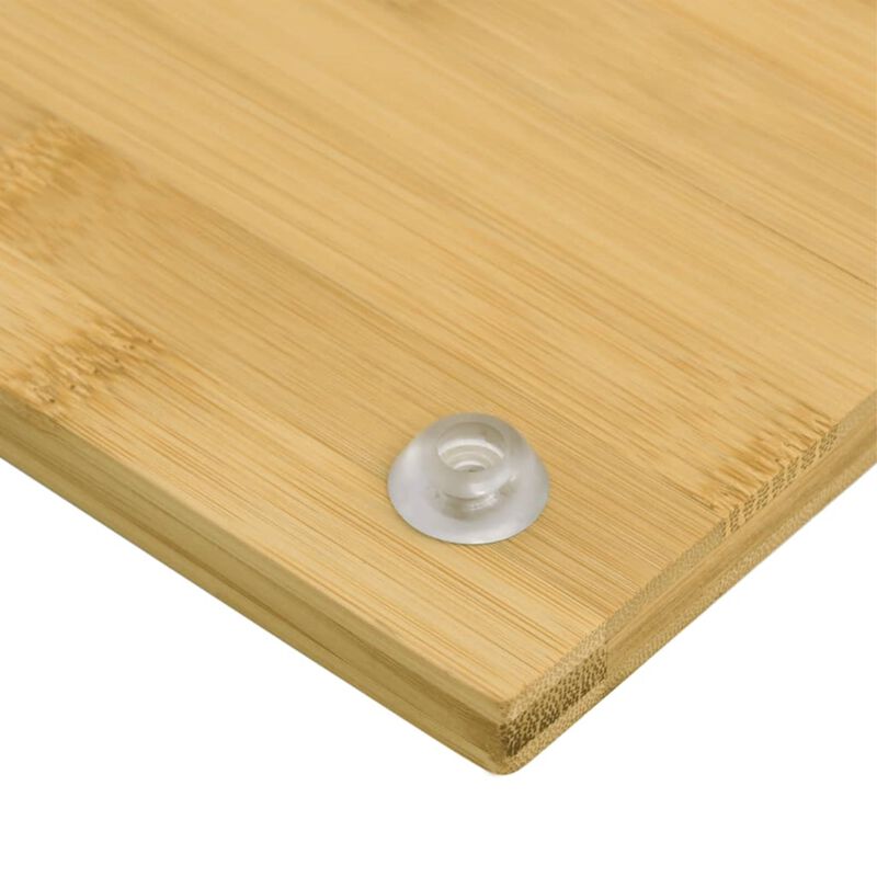 vidaXL Cooker Covers 2 pcs 19.7"x11"x0.6" Bamboo