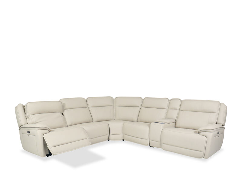Double Deal 6-Piece Dual Power Sectional with Console