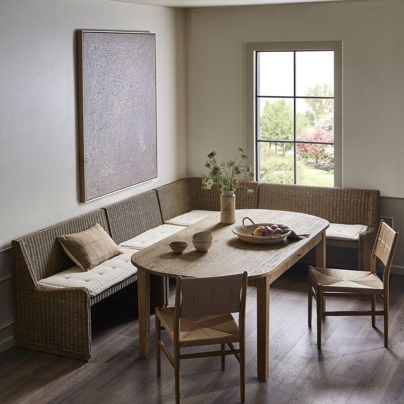 Senna 106" Left Arm Facing Dining Banquette