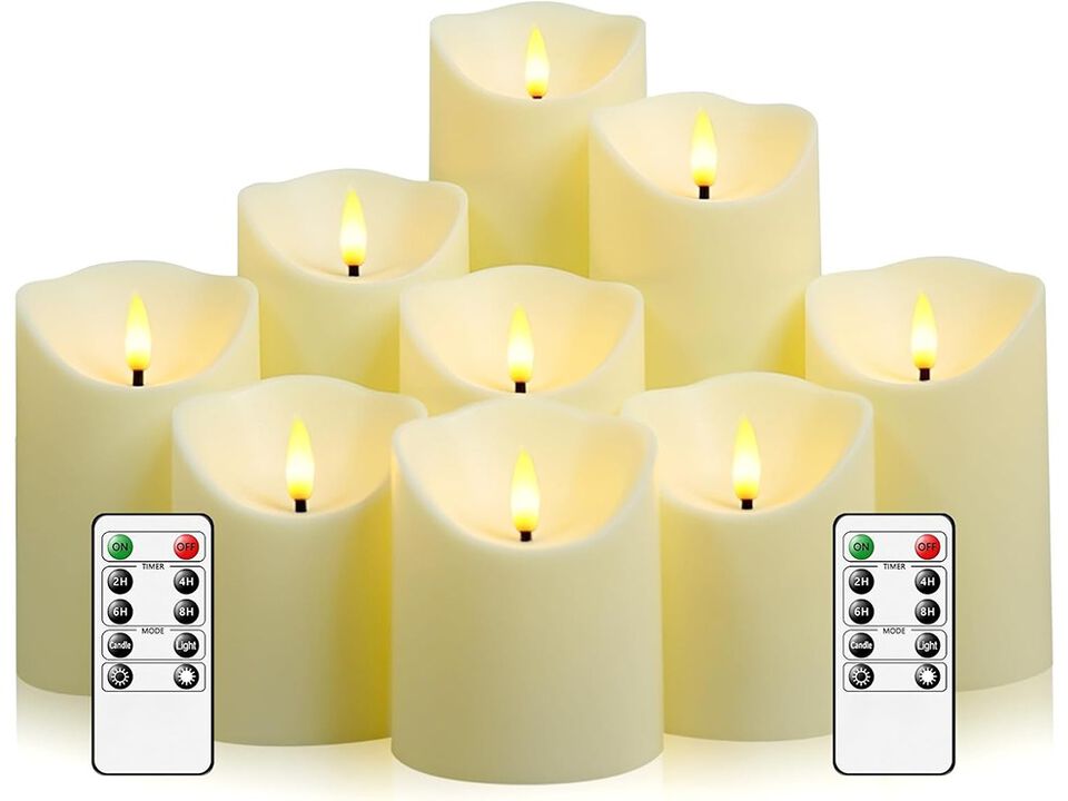 Eebuss Flameless Candles, LED Candles,Plastics Realistic Candle
