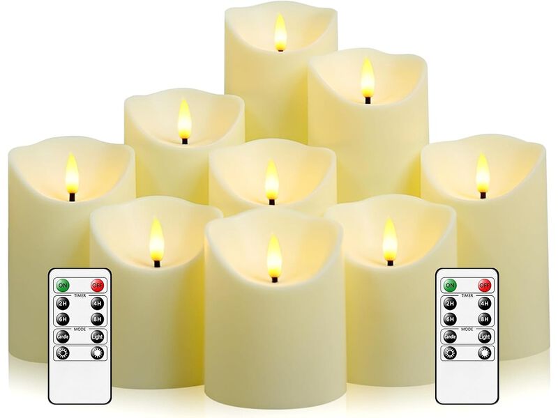 Eebuss Flameless Candles, LED Candles,Plastics Realistic Candle