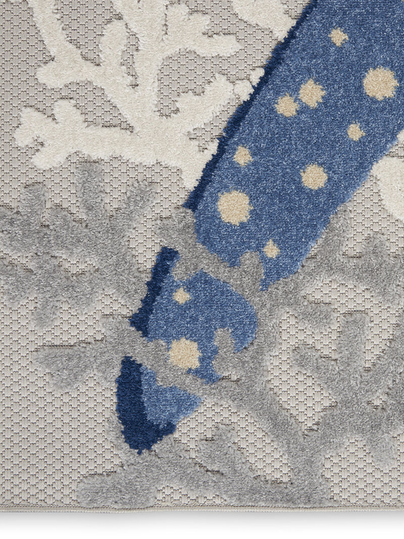 Aloha ALH24 Blue/Gray 9' x 12' Rug