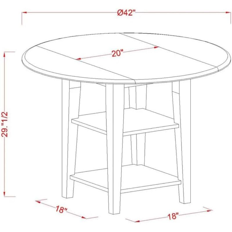 3 Piece Dining Table Set