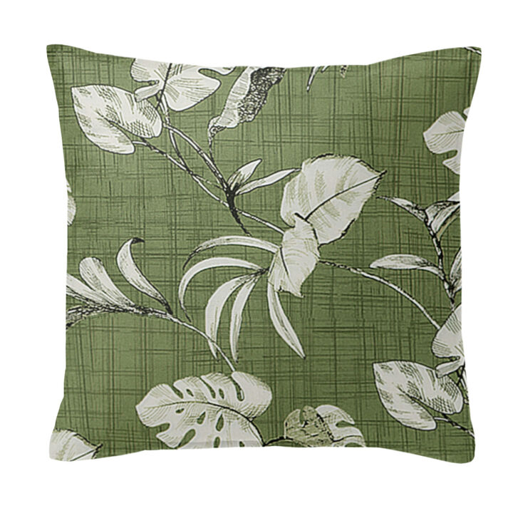 6ix Tailors Fine Linens Tropez Green Decorative Throw Pillows