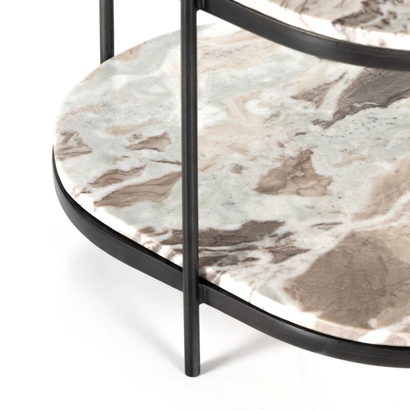 Felix Oval Nightstand in Canyon