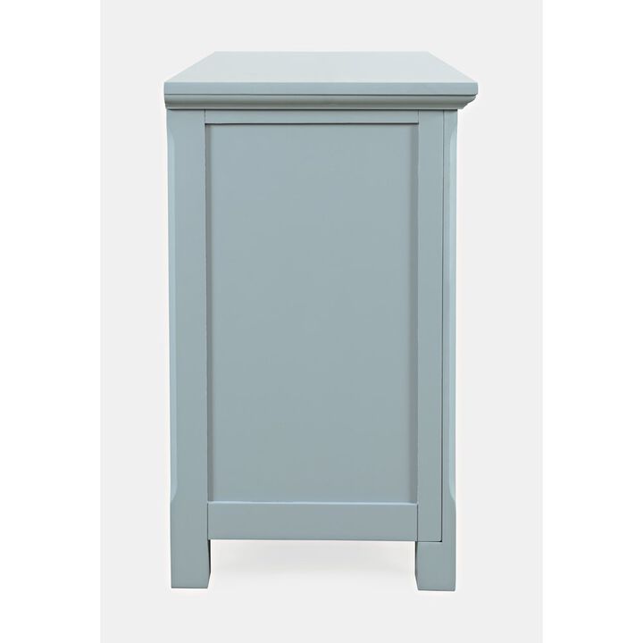 Jofran Isabella 38 Luxury Mirrored Accent Storage Cabinet