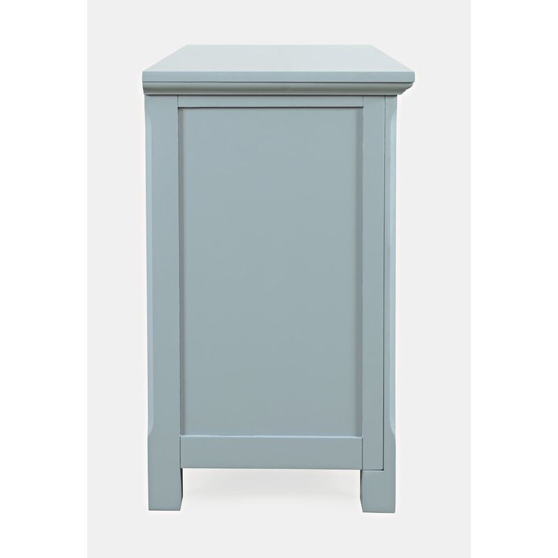 Jofran Isabella 38 Luxury Mirrored Accent Storage Cabinet
